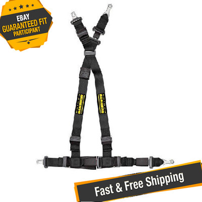 Schroth Racing SR 16100 4-Point Rallye 4 ASM Harness Set with Black Letters