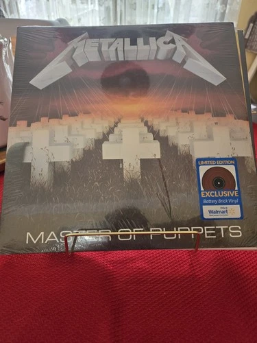 Metallica Master of puppets walmart   blue vinyl record