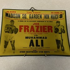 Muhammad Ali vs Joe Frazier Fight of Century Candy Dish/ Ash Tray March 8, 1971