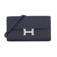 HERMES Constance to Go Evercolor Blue Nuit