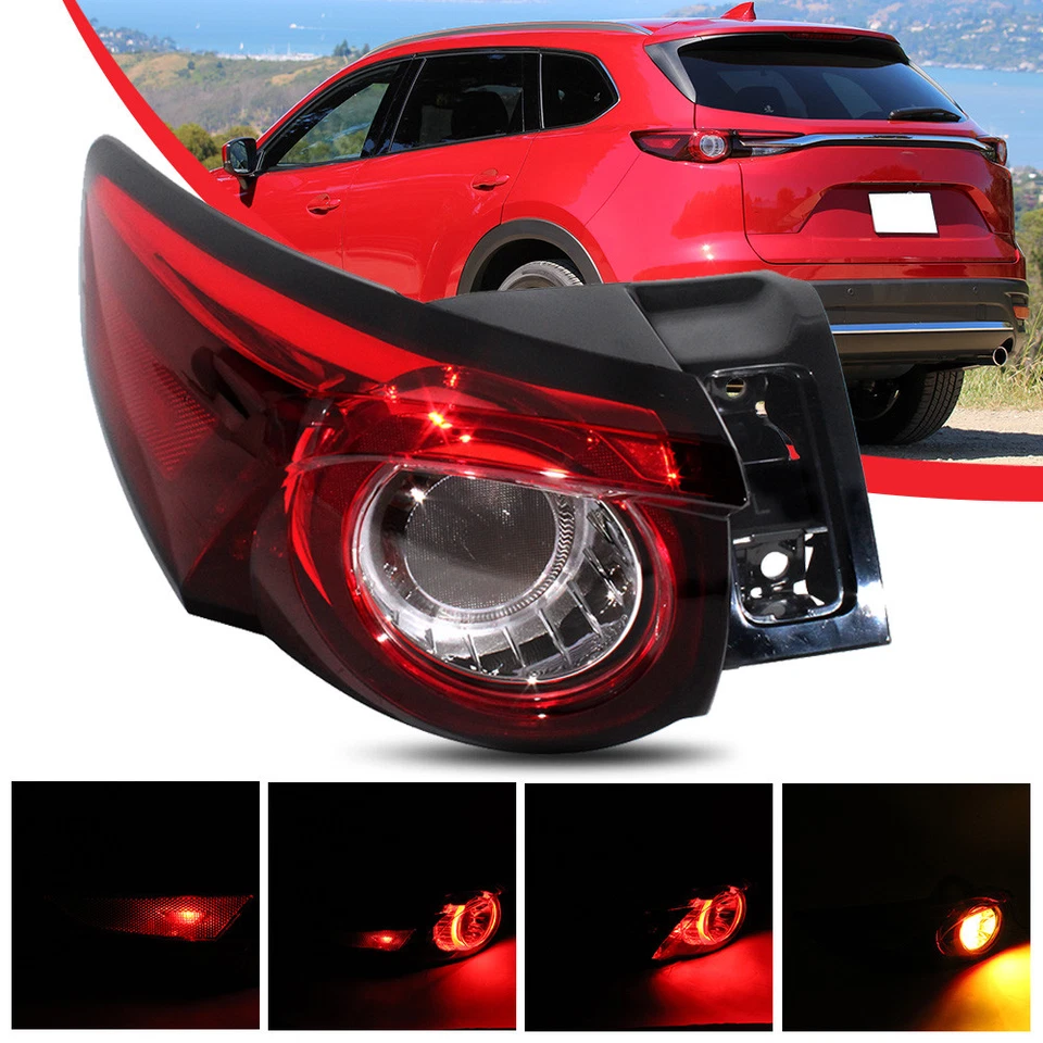 For 2016-2023 Mazda CX-9 LED Rear Outer Tail Light Brake Lamp Left Driver Side - Image 2 of 4