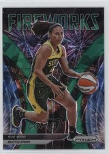 2022 Panini Prizm WNBA Fireworks Green Ice Prizm Sue Bird #5 00zd