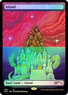 MTG FOIL Island Full Art - Secret Lair Drop #385