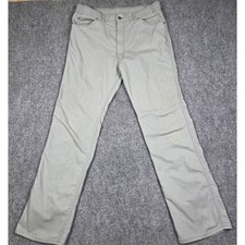 Vintage 80's Levis Mens 38x34 With A Skosh More Room Gray Pants Made in USA 530