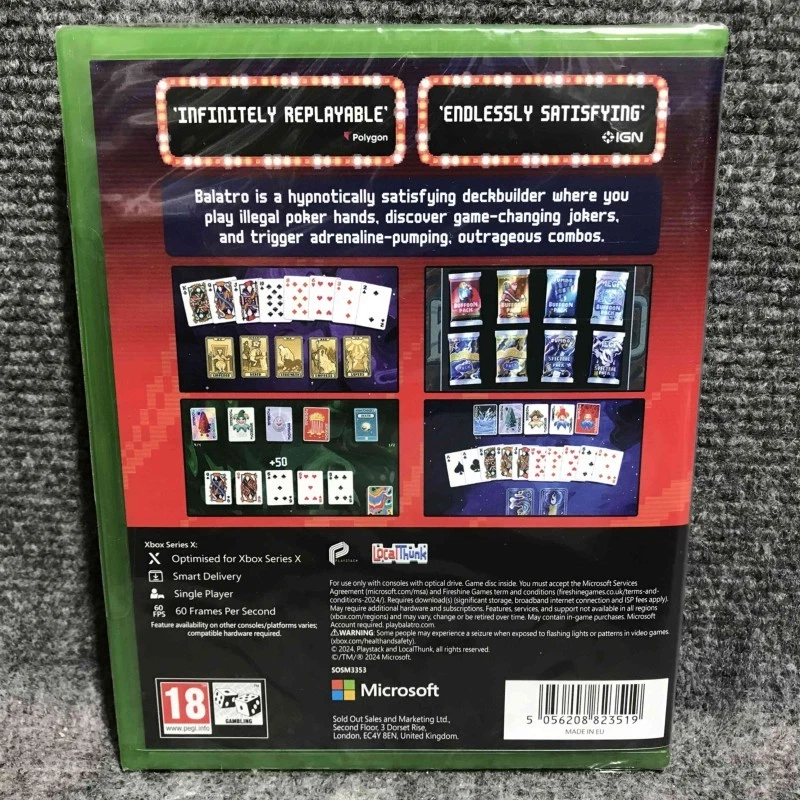 BALATRO SPECIAL EDITION NUEVO PRECINTADO MICROSOFT XBOX ONE SERIES X - Imagen 2 de 3