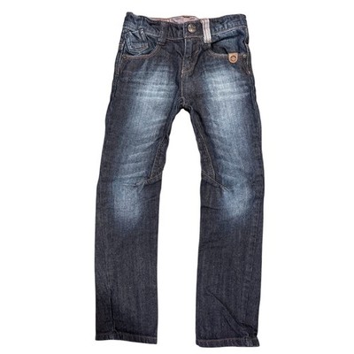 Catimini Original Design Kids Jeans Blue Wash Distressed Size 7 France