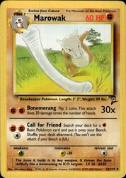 Marowak 52/130 Base Set 2 Uncommon
