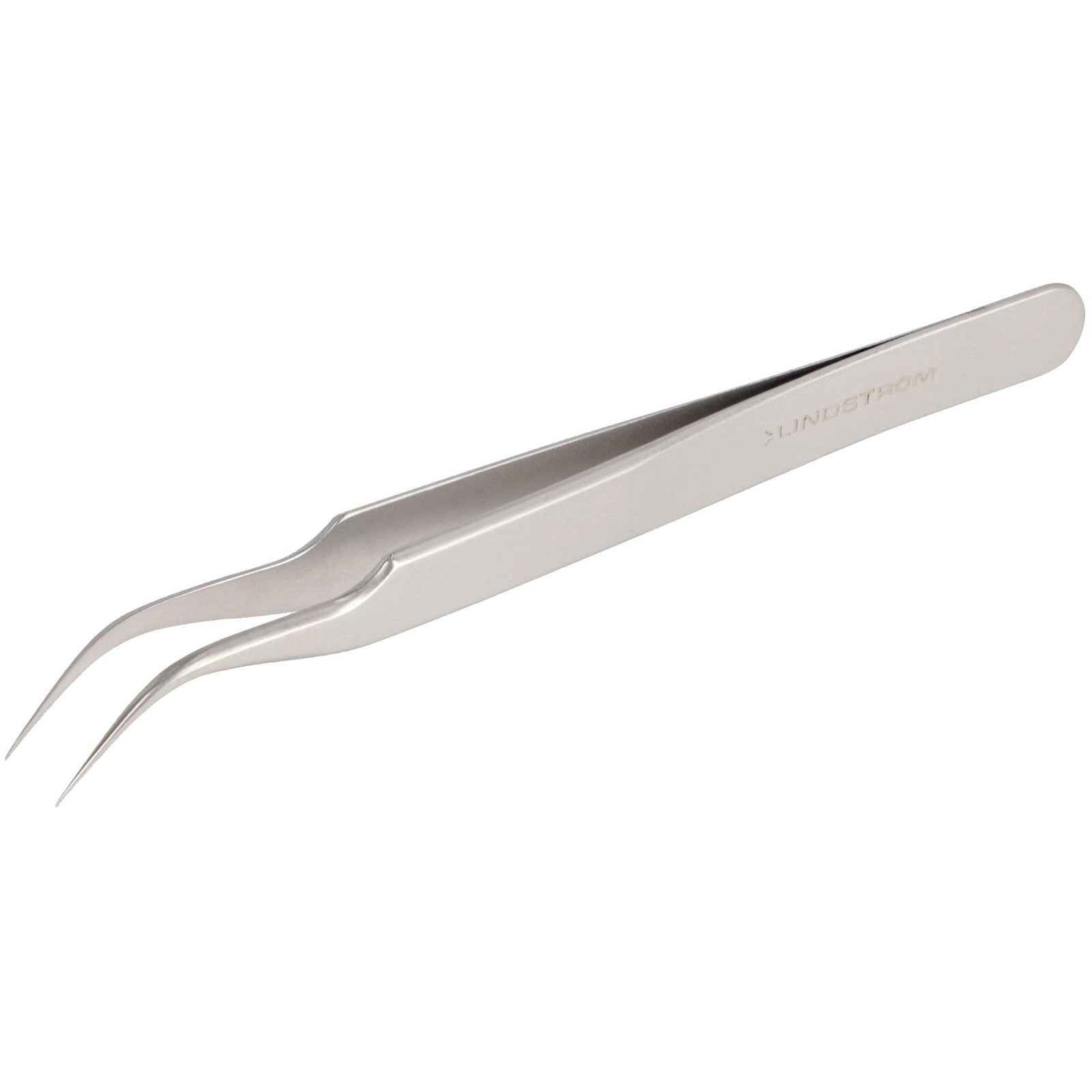 Lindström Precision Tweezers Pointed Curved 118mm