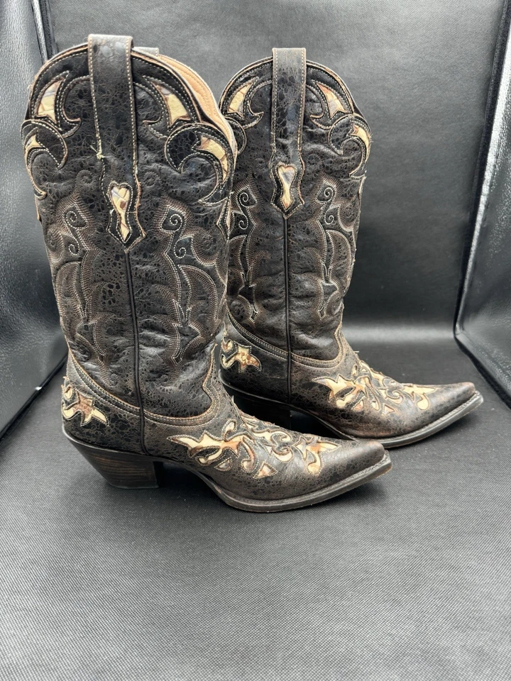 Bota vaquera Stetson marrón para mujer, talla 8,5 Foto 4 de 4