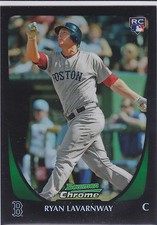 Ryan Lavarnway LA Dodgers 2011 Bowman Draft Refractor Rookie Card