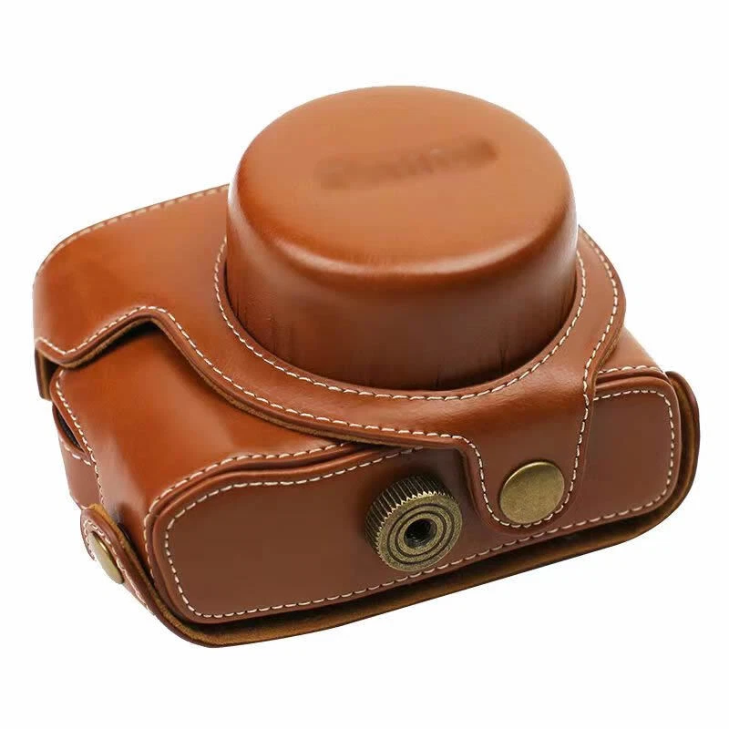 Leather Camera Case Bag Cover For CANON PowerShot G16 - Image 2 of 4