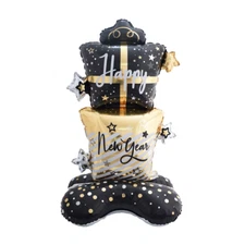 Wizardi 22" New year Standing Foil Balloon Decoration