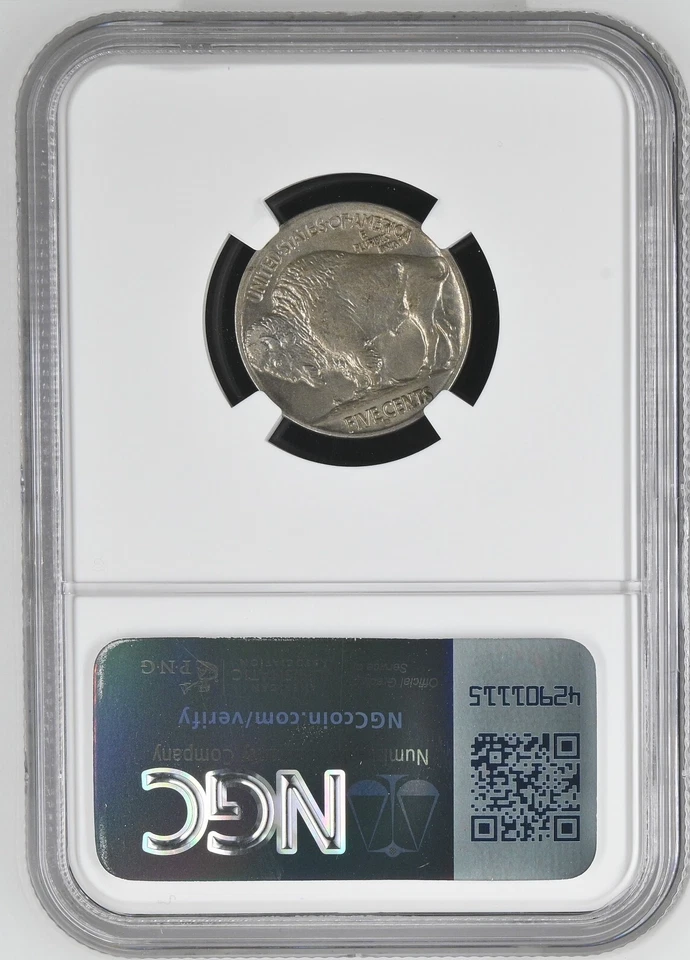 1917-D BUFFALO NICKEL ~ NGC AU58 ~ AU/BU ABOUT UNCIRCULATED SLIDER! - Image 3 of 4