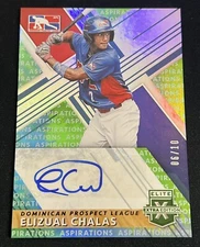 2019 Panini Elite Extra Edition Aspirations Tie-Dye /10 Elizual Chalas #199 SSP