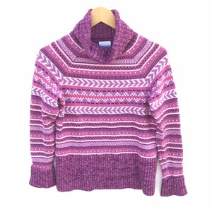 Columbia-Purple-Turtleneck-Sweater-Womens-Size-Small-Pull-Over