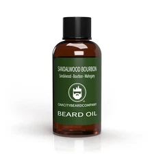 Oak City Beard Co. (Sandalwood Bourbon) Beard Oil - 2oz - Sandalwood Mahogany 