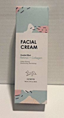 Glamfox Facial Cream Double Effect  Retinol + Collagen 2.82 oz NEW KOREAN SKIN