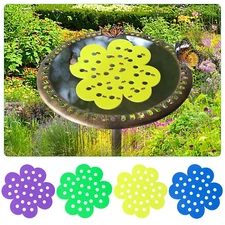 4 Pack Floating Bee Island 6.3 Inch Floating Bee Watering Station Use for Bee Cu