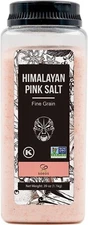 Pink Himalayan Sea Salt Fine Grain 38.8oz 2.4 LB Kosher Salt Non-GMO