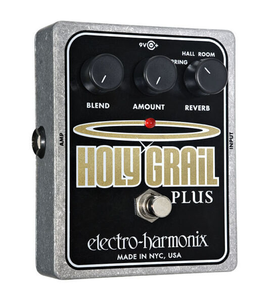 Electro-Harmonix Holy Grail Plus Reverb Guitar Effect Pedal for 