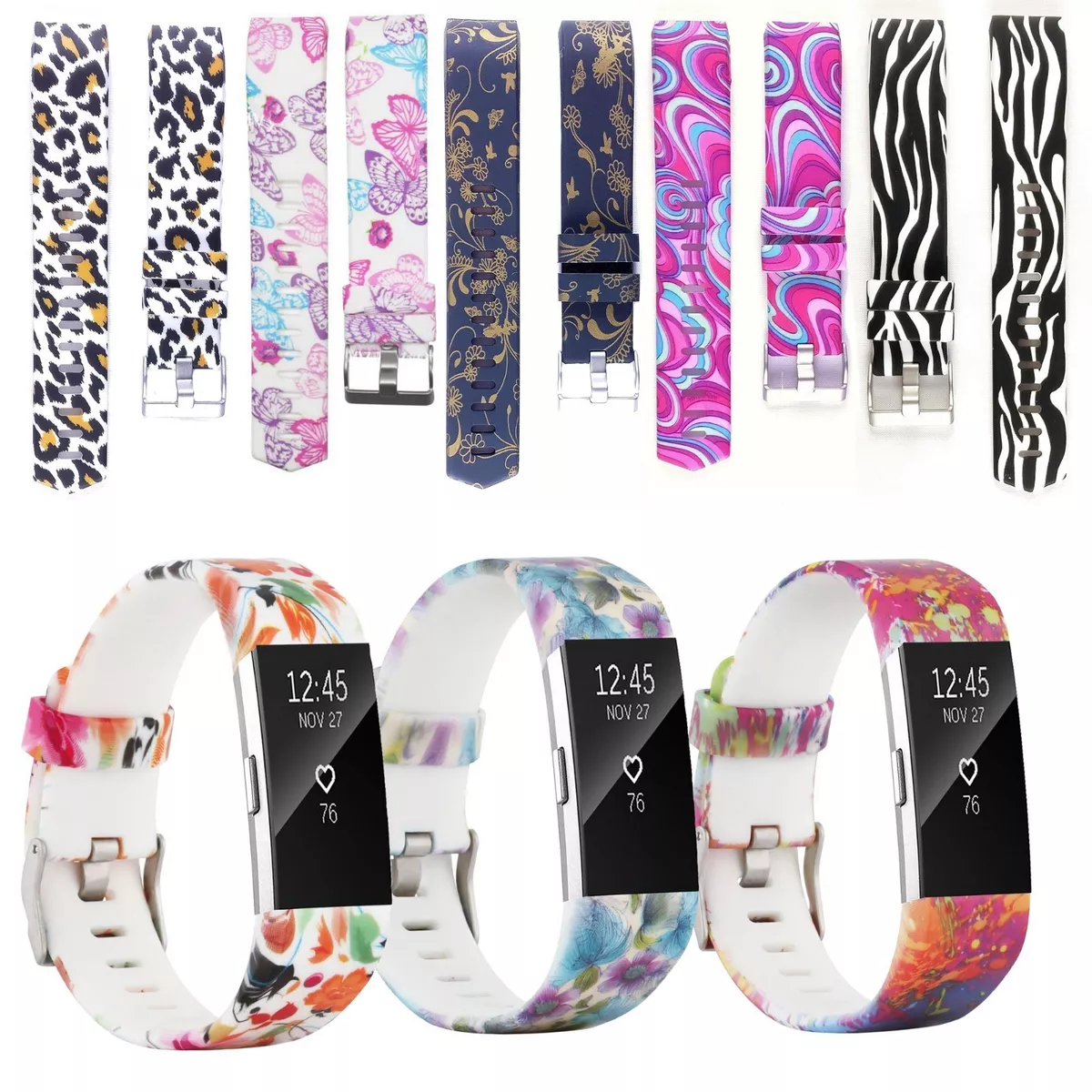 For Fitbit Charge 2 Bands Various Replacement Wristband Watch Strap Bracelet   eBay