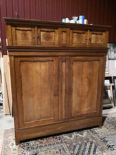 Antiker Dielenschrank Kleiderschrank Eiche -Kirsche um 1830 RAR