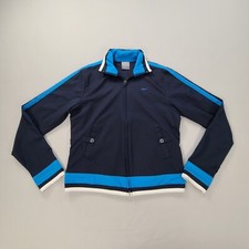 Nike Boys Sweater Boys Small 4-6 Blue Hoodie Pullover Lightweight Youth Kids