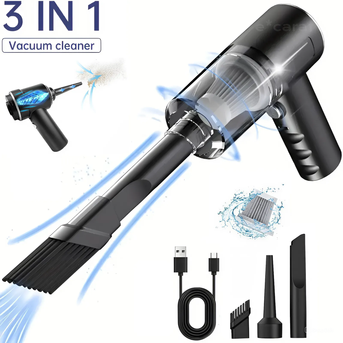 120W Cordless Handheld Vacuum Cleaner Small Mini Portable Car Auto Home Wireless