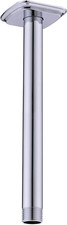 Ceiling Mounted Shower Arm with Flange 12 Inch Rainfall Shower Head Straight