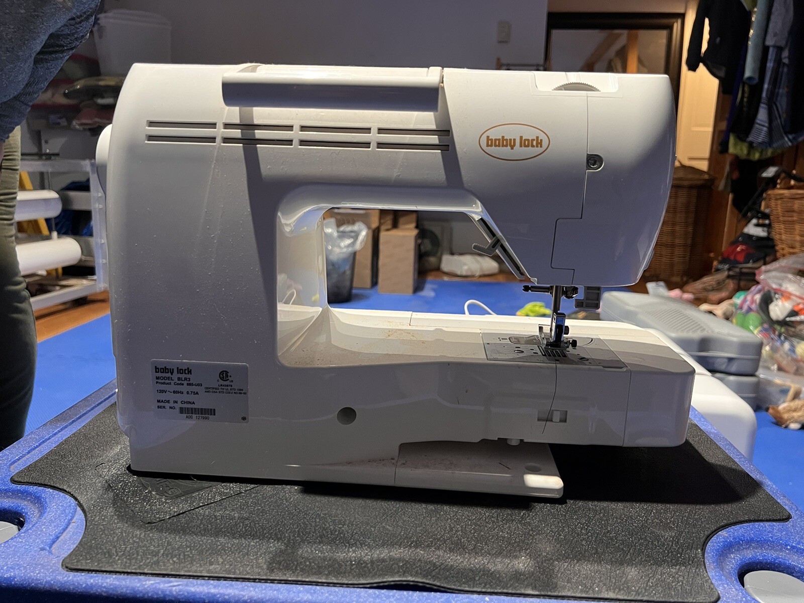 Baby Lock Ellure Plus BLR3 Embroidery/Sewing Machine eBay