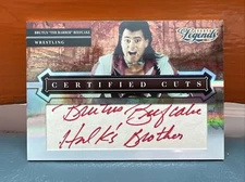 2008 Donruss Legends Brutus “The Barber” Beefcake Inscribed “Hulk’s Brother”Auto