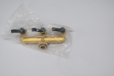 Brass Garden Hose Splitter, 3/4'' 3 Way Tap Splitter,Hose Tap 3-way splitter