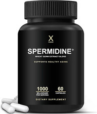 Spermidine+ (USA Third Party Tested) - Spermidine-Rich Wheat Germ Extract & Zinc