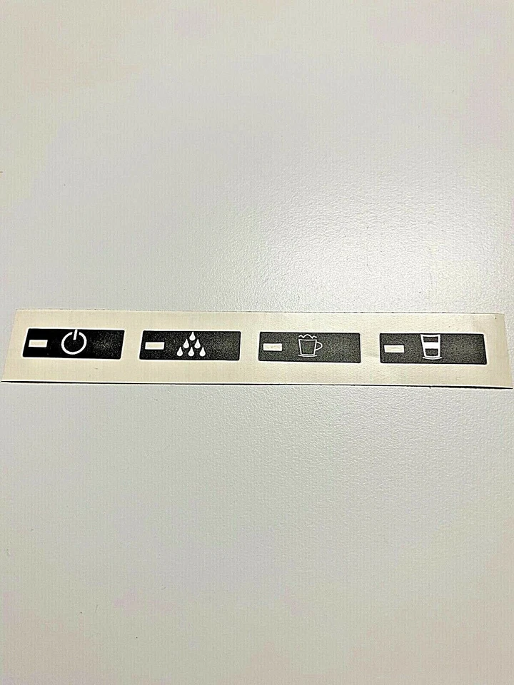 Jura S9 OneTouch,XS90/95 OneTouch Tastensymbol Aufkleber schwarz Sticker Symbol