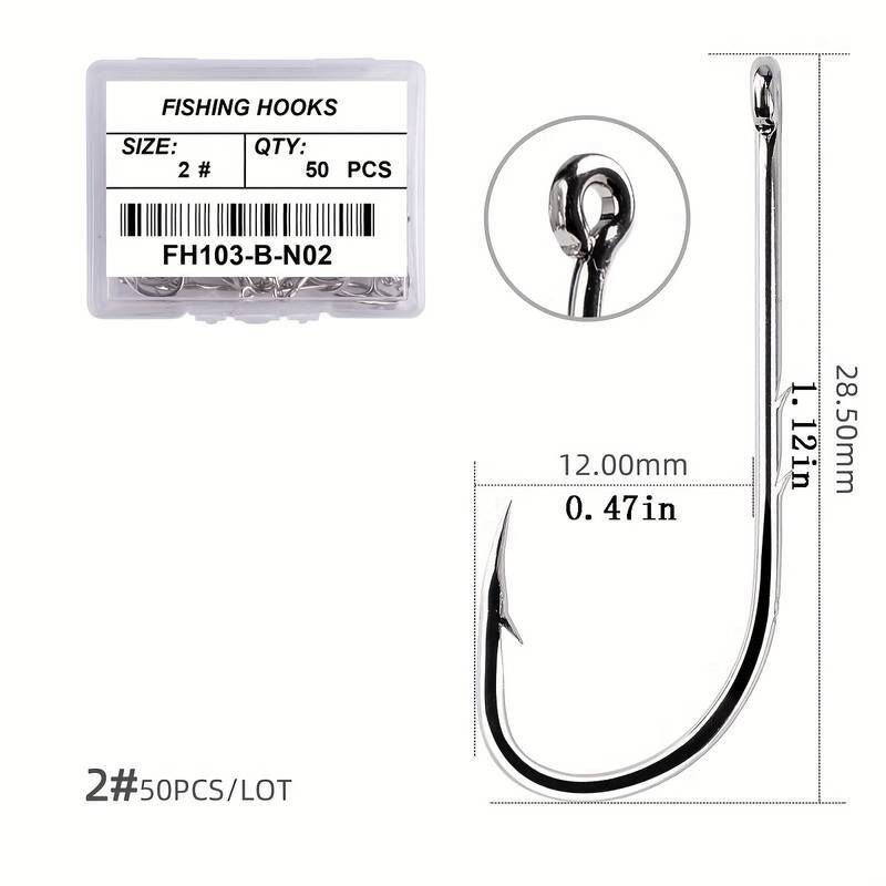 50 Pz Gambo Lungo Amo Da Pesca Baholder Amo Da Pesca Alla - Foto 7