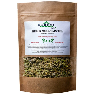 Greek Mountain Tea Dried Herb Sideritis Scardica Shepherd's Tea Gojnik