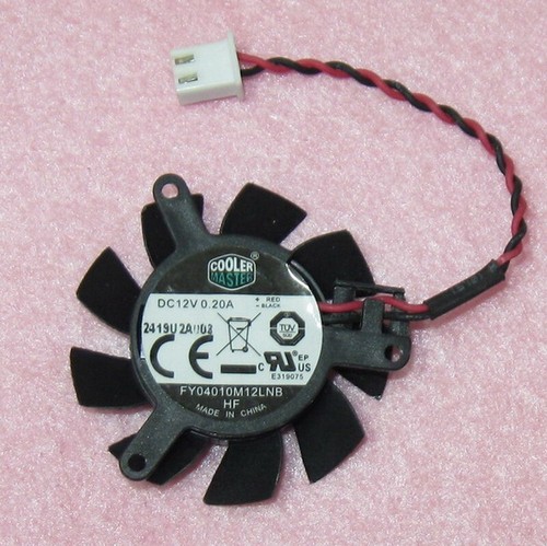 37mm NVIDIA GeForce 605 620 Fan Replacement 31mm 2Pin FY04010M12LNB 0.20A R93 - 第 1/6 張圖片