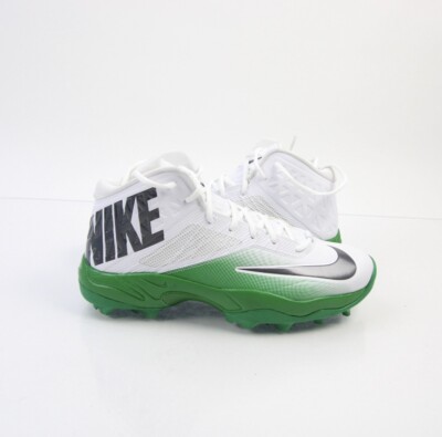 Men s Size 16 Nike Football Lineman Cleats High Top White Green