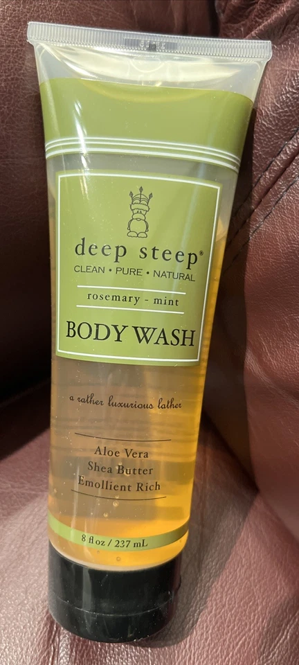 НОВАЯ натуральная пена для тела Deep Steep Premium Beauty Rosemary Mint 8 унций США - Изображение 2 из 4