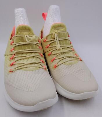 NIKE Free RN Commuter Womens Ladies Yellow/Tan Athletic Sneakers
