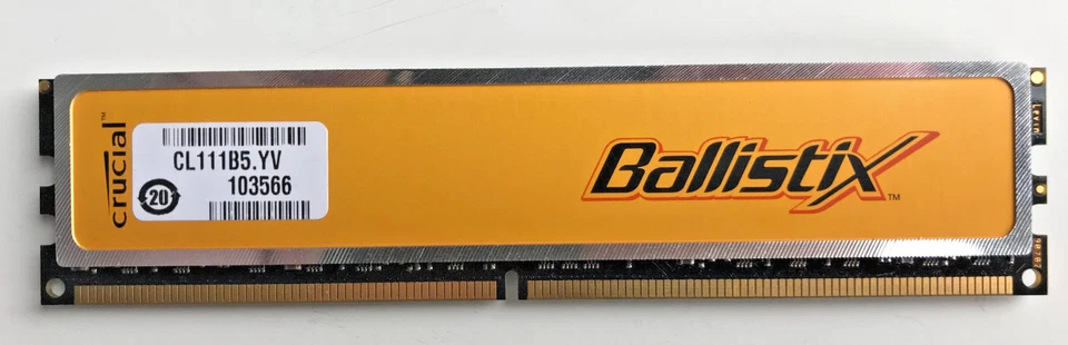 *Retro* Mémoire Ram DDR2 CRUCIAL Ballistix PC2-6400 CL 4-4-4-12 - 2GB (TESTED) - Photo 2/4