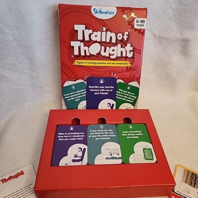 Train of Thought Card Game Travel & Family Game for 6 +Year up. Skillmatics