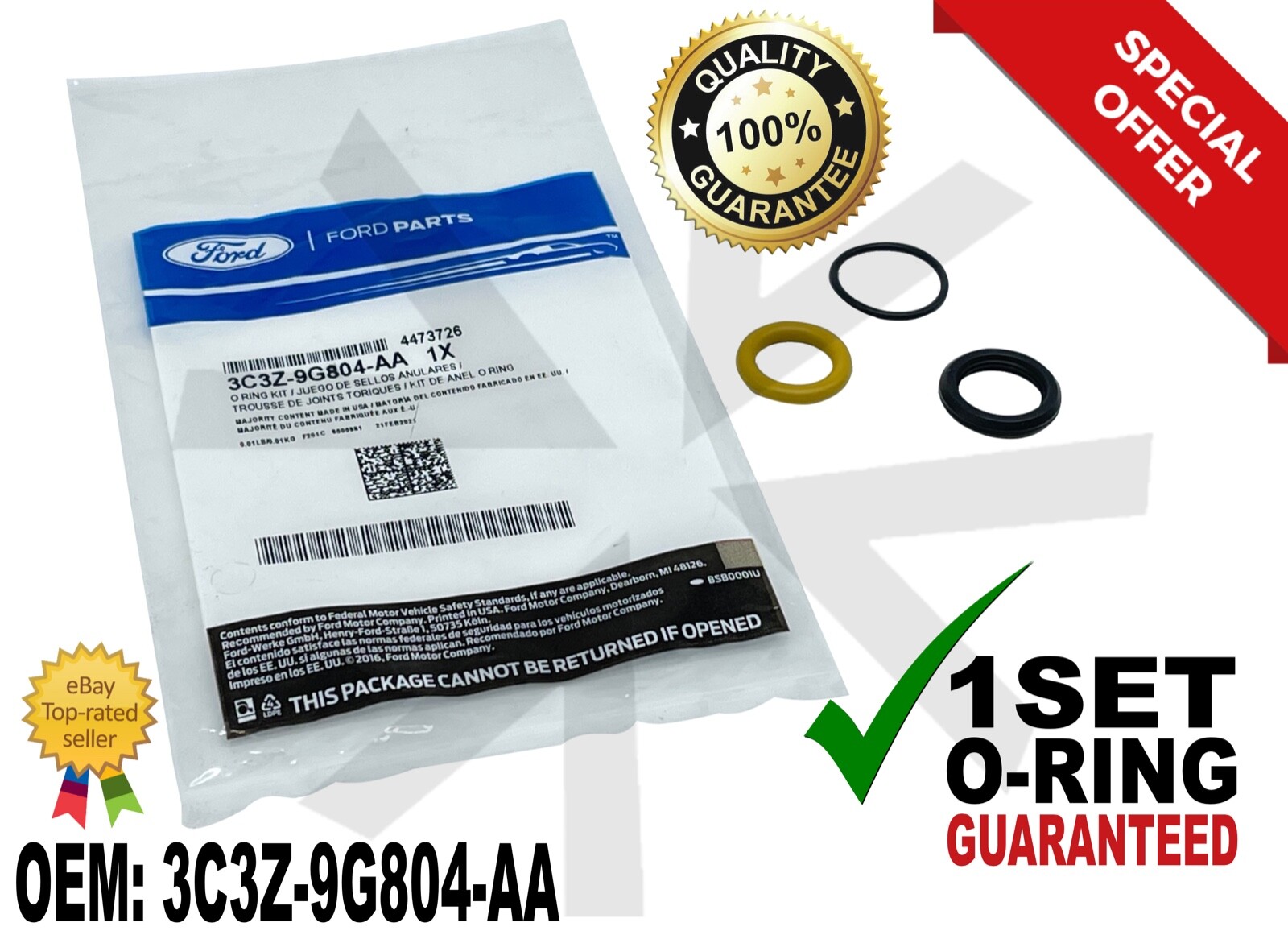 2 PC 0304 Ford.6.0 3C3Z9G804AA HPOP High Pressure Oil Pump Seal