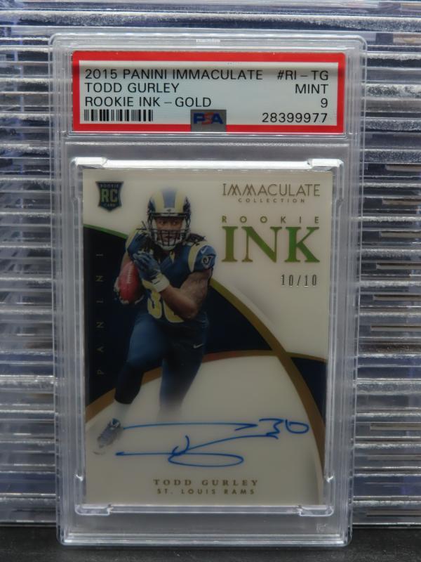 Todd Gurley Panini Immaculate Rookie Ink #RITG Gold
