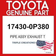 Toyota Genuine 174300P380 Pipe Assy Exhaust T 17430-0P380 OEM