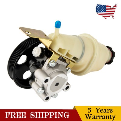 Power Steering Pump w/ Pulley Reservoir for Dodge Durango Dakota 2000-2004 4.7L