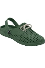 Barbara King Sole Steppers Slip On Gardening Shoe With Strap Sage