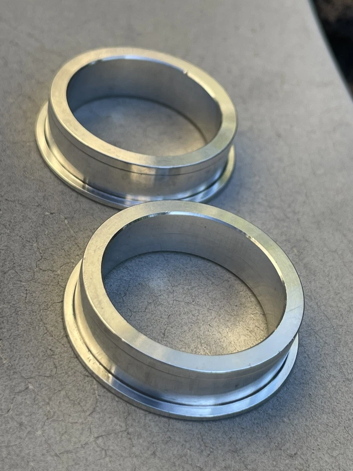 Reductor de auriculares de aluminio de 1-1/4" a 1" antiguo vintage nuevo stock de 1 1/4 pulgada a 1 pulgada Foto 4 de 4