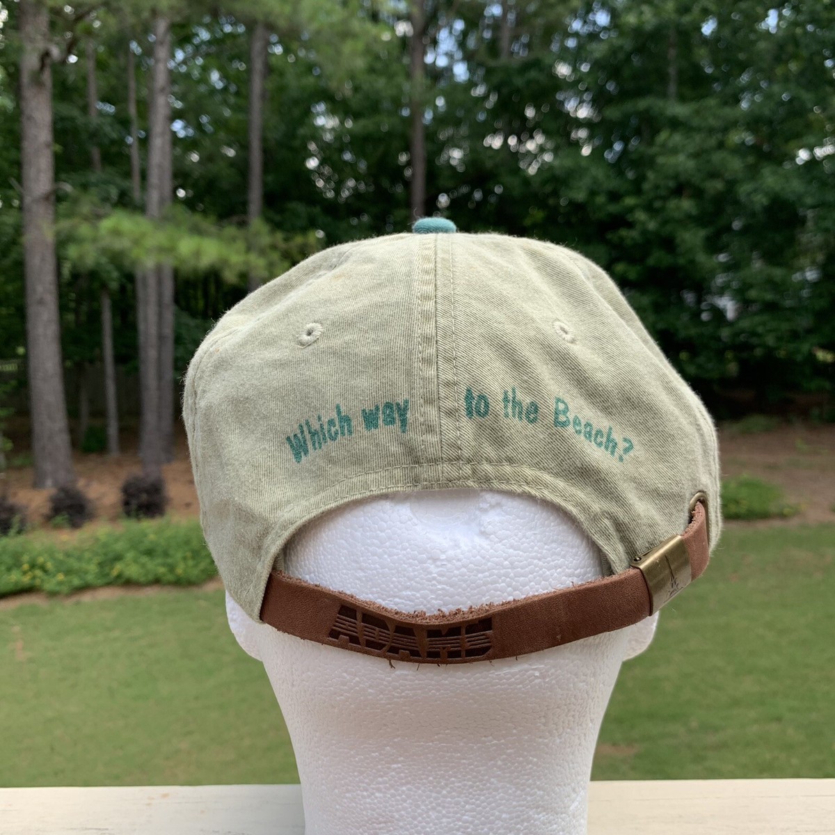 Jekyll Island 4H Center Baseball Cap Strapback Hat Men OSFA Green