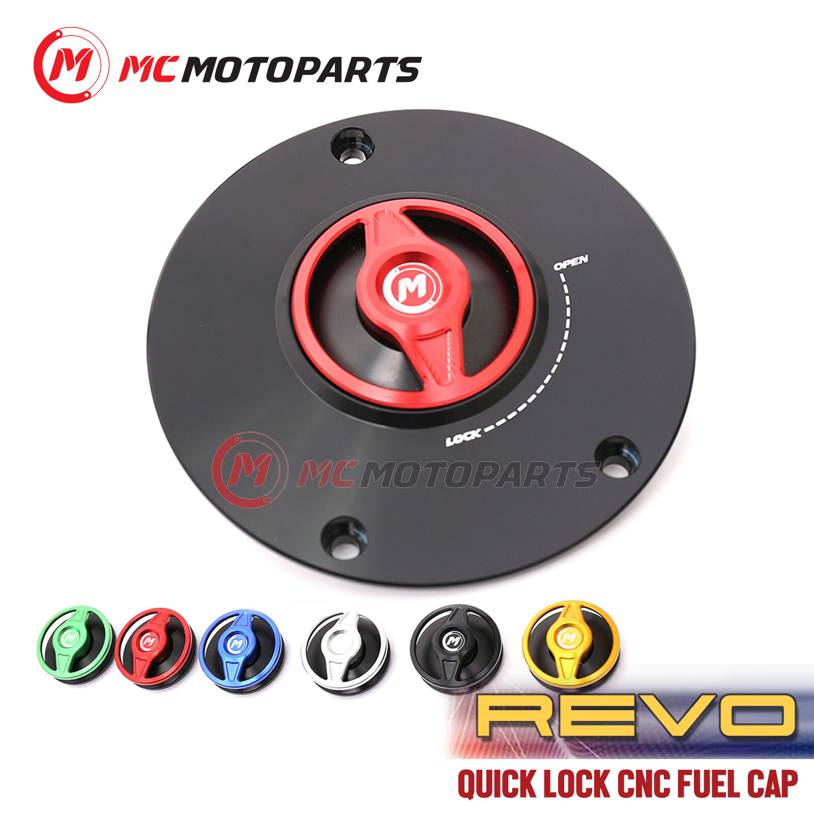 CNC Red Quick Lock Fuel Cap For Z900RS 18 19 eBay